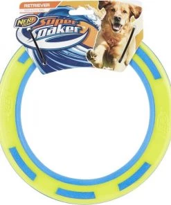Nerf Dog Super Soaker Retriever Toss & Tug Ring Dog Toy