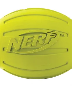 Nerf Dog Ridged Squeak Football Dog Toy, Large