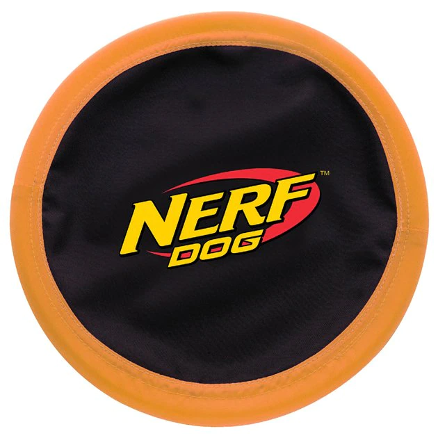 Nerf Dog Flyer Nylon Zone Flyer Dog Toy, 10-in - Image 2