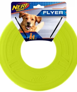 Nerf Dog Flyer Atomic Dog Toy, 10-in