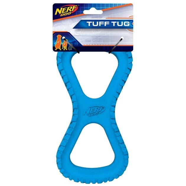 Nerf Dog Tuff Tug Tire Infinity Dog Toy, 10-in