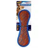 Nerf Dog Squeaker TPR Force Grip Barbell Dog Toy, 11-in