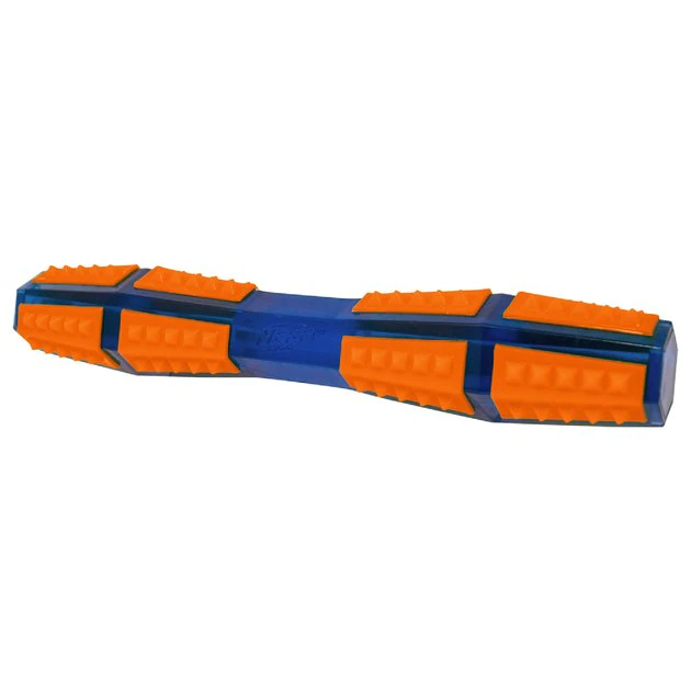 Nerf Dog Mega Tuff TPR Spike Stick Dog Toy, 11-in