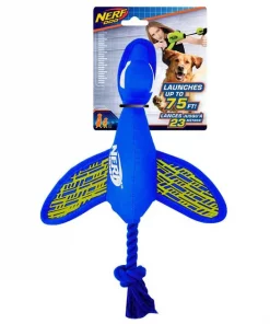 Nerf Dog Force Grip Launching Duck Dog Toy, 16.5-in