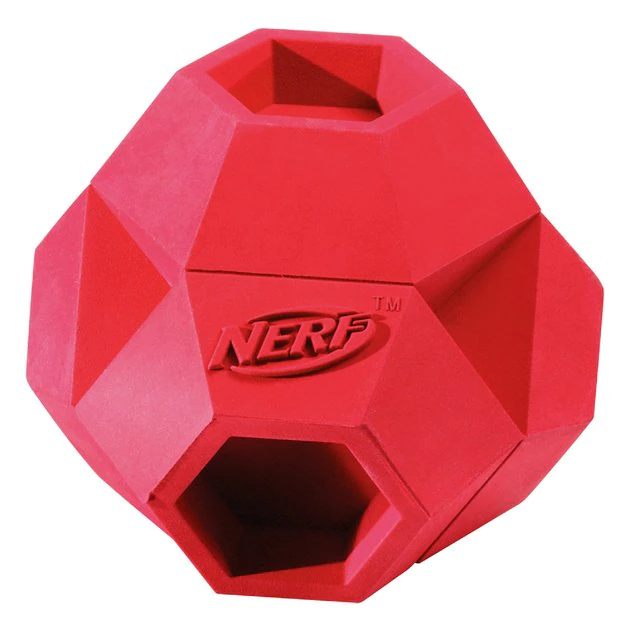 Nerf Dog Reactor Hex Ball Dog Toy, 2.75-in - Image 2