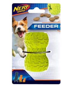Nerf Dog Tire Feeder Dog Toy, 2.75-in