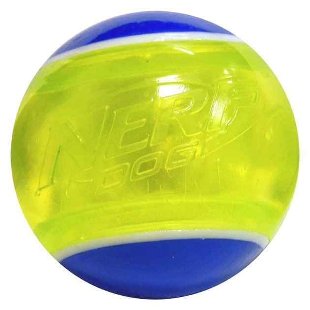 Nerf Dog Light Up LED Blaze Tennis Ball Dog Toy, 3.25-in - Image 2