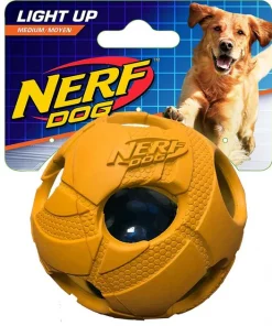 Nerf Dog Light Up LED Bash Ball Dog Toy