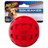 Nerf Dog Squeaker Checker Ball Dog Toy, 4-in