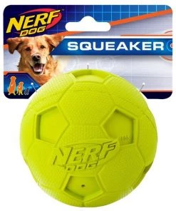 Nerf Dog Squeaker Soccer Ball Dog Toy