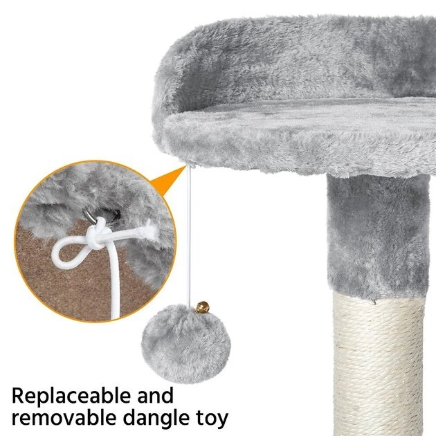 Yaheetech 79-in Plush Cat Tree & Condo - Image 6