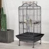 Yaheetech Open Playtop Bird Cage Cage, Hammered Black
