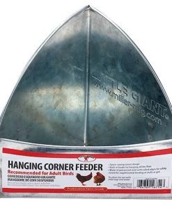 Little Giant Galvanized Hanging Corner Poultry Feeder
