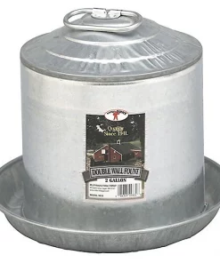 Little Giant Double Wall Metal Poultry Fount