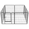 Yaheetech 8-Panel Wire Dog & Cat Exercise Playpen, 32-in