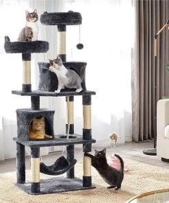 Yaheetech 62.2-in Multi-Level Cat Tree