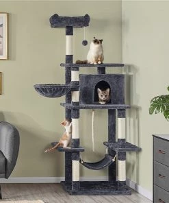 Yaheetech 69.5-in Multi-Level Cat Tree