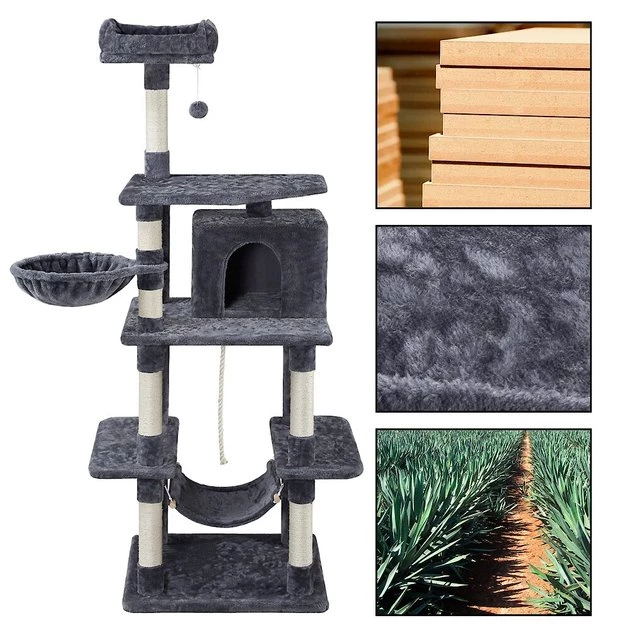 Yaheetech 69.5-in Multi-Level Cat Tree - Image 5