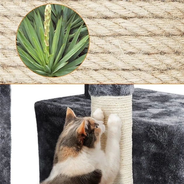 Yaheetech 33-in Plush Cover Cat Tree - Image 8