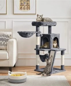 Yaheetech 40-in Cat Tower w/ Condo
