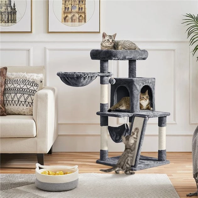 Yaheetech 40-in Cat Tower w/ Condo