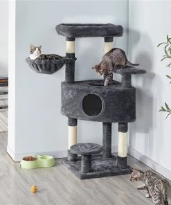 Yaheetech Activity Tower Basic 46-in Cat Tree