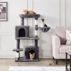 Yaheetech 46.5-in Plush Cat Tree