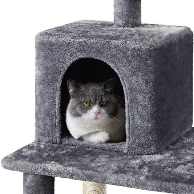 Yaheetech 46.5-in Plush Cat Tree - Image 5