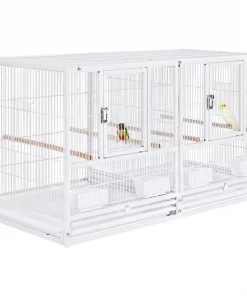 Yaheetech 18-in Wide Stackable Divided Breeder Cage
