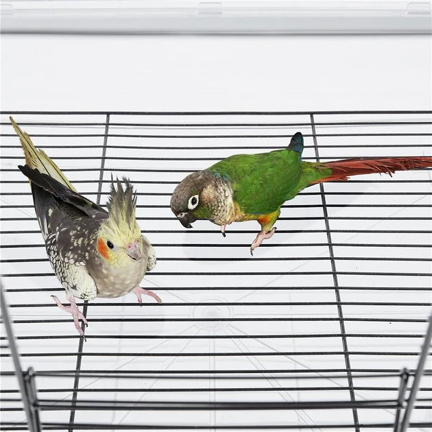 Yaheetech Open Play Top Bird Cage Transparent Parrot Cage - Image 6